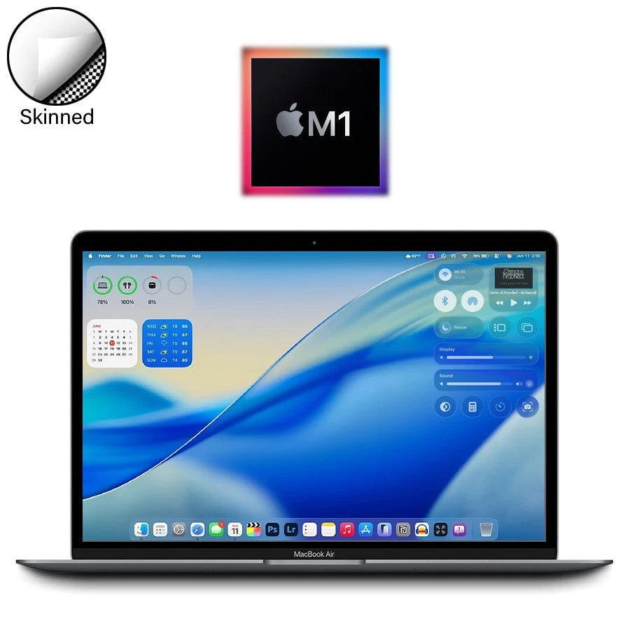 MacBook Air 13,3 pouces Apple M1 2020, 8 Go de RAM et 128 Go de SSD (Gris/Finition texturée) A2337 avec garantie