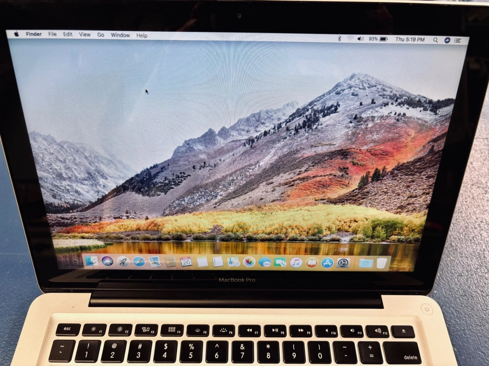 Apple MacBook Pro 13" A1278 mi-2012, Intel Core i7 à 2,9 GHz, 8 Go de RAM, SSD de 512 Go