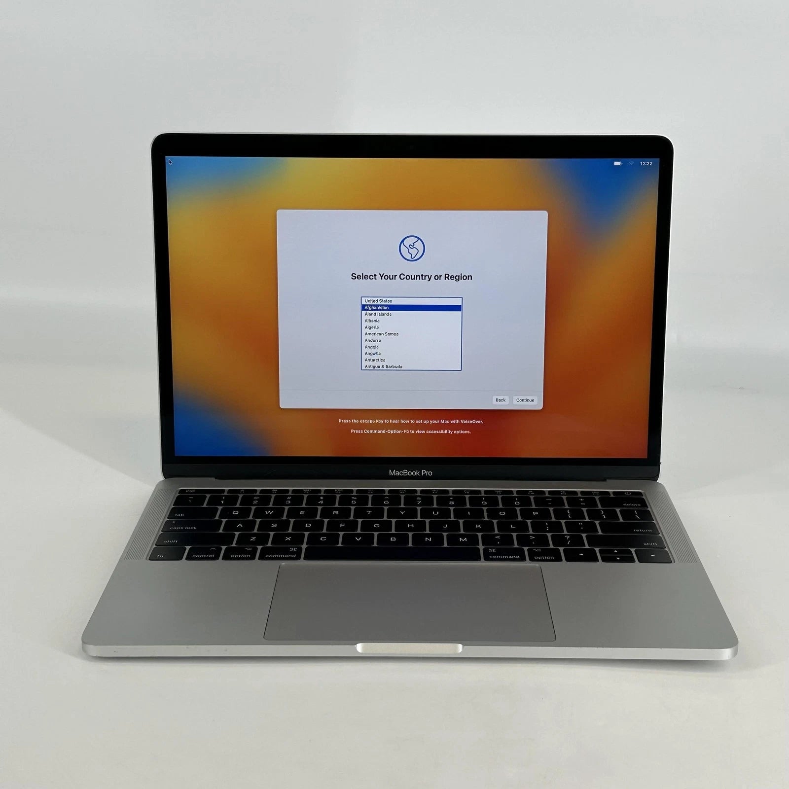MacBook Pro 13 pouces argent 2017, processeur i5 2,3 GHz, 8 Go de RAM, SSD 128 Go - Clés défectueuses