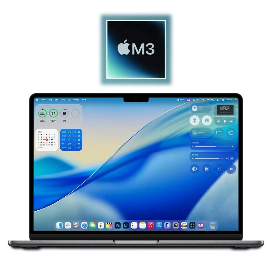MacBook Air 13,6" Apple M3 90 %+ (gris sidéral) A3113 (2024) avec garantie